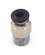 Conector guia para filamento impresora 3D V6 Roscado M10 diametro M4