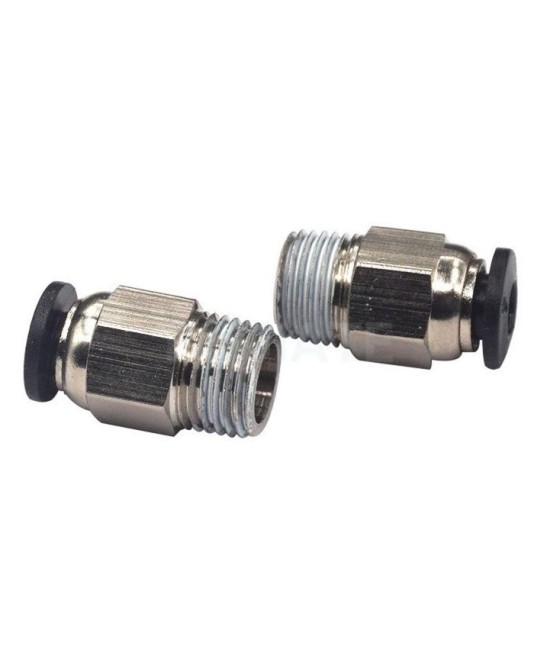 Conector guia para filamento impresora 3D V6 Roscado M10 diametro M4