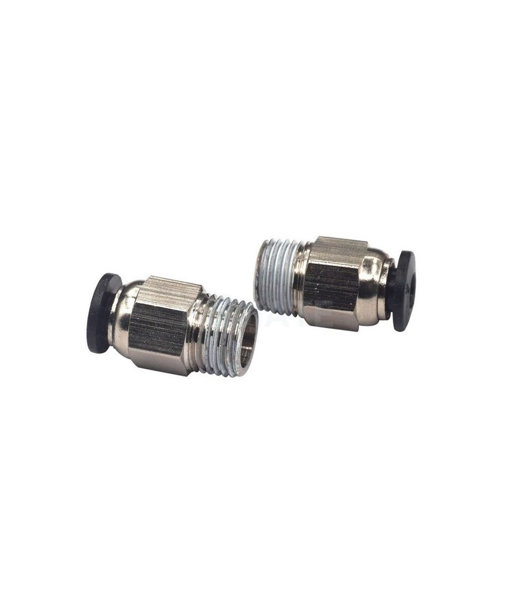 Conector guia para filamento impresora 3D V6 Roscado M10 diametro M4