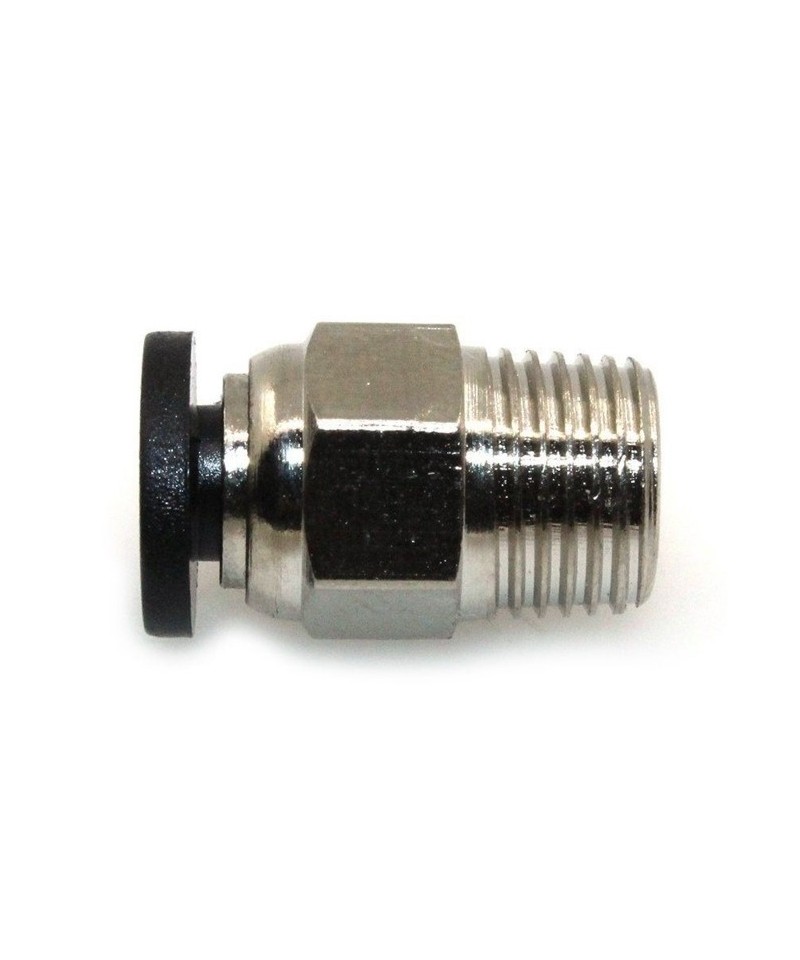 Conector guia para filamento impresora 3D V6 Roscado M10 diametro M4