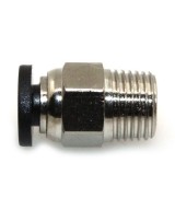 Conector guia para filamento impresora 3D V6 Roscado M10 diametro M4