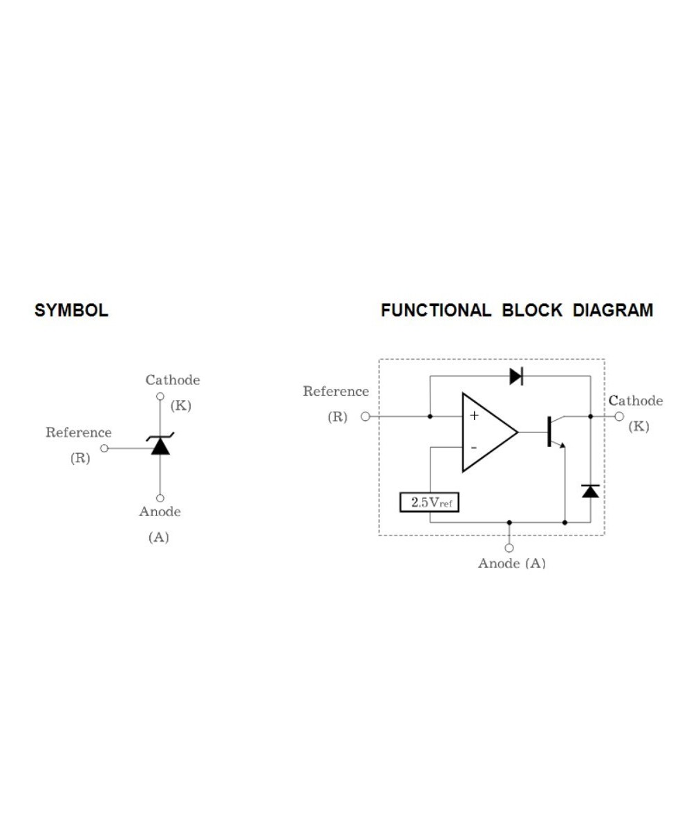 Transistor lineal ajustable TL431AC SMD