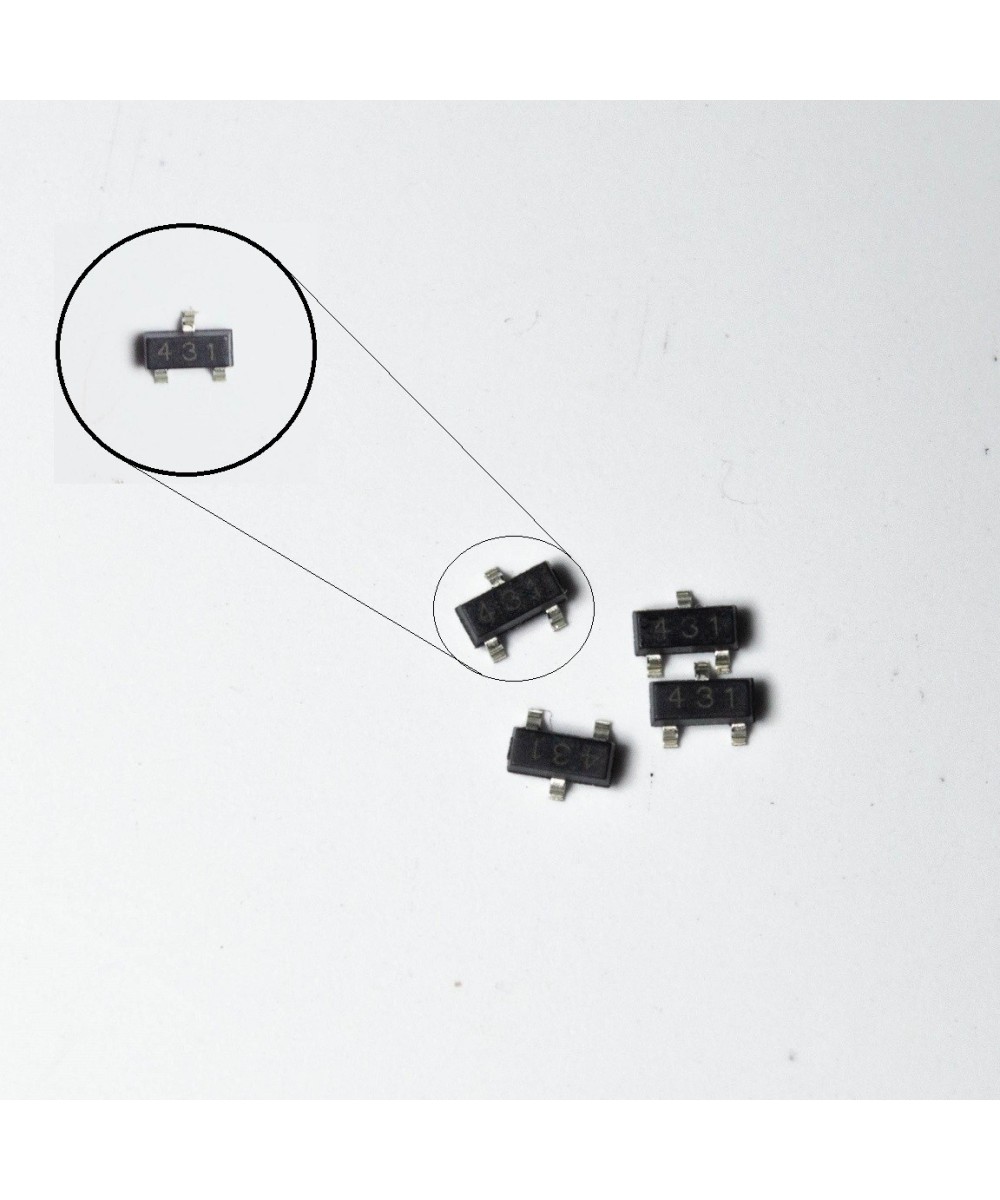 Transistor lineal ajustable TL431AC SMD