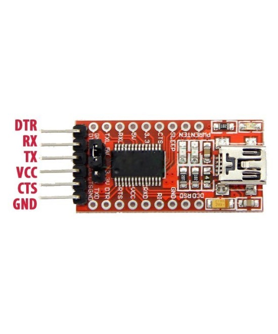 Adaptador USB FTDI  a TTL serial FT232RL YP-05