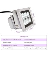 Lampara de Curado Fotosensible LED UV para Impresiones 3D 60W 405NM