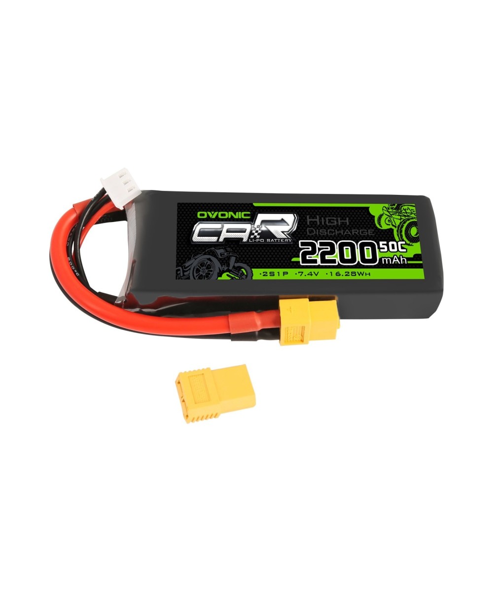 Batería tipo LiPo 7.4V 2200mAh 50C 2S OVONIC
