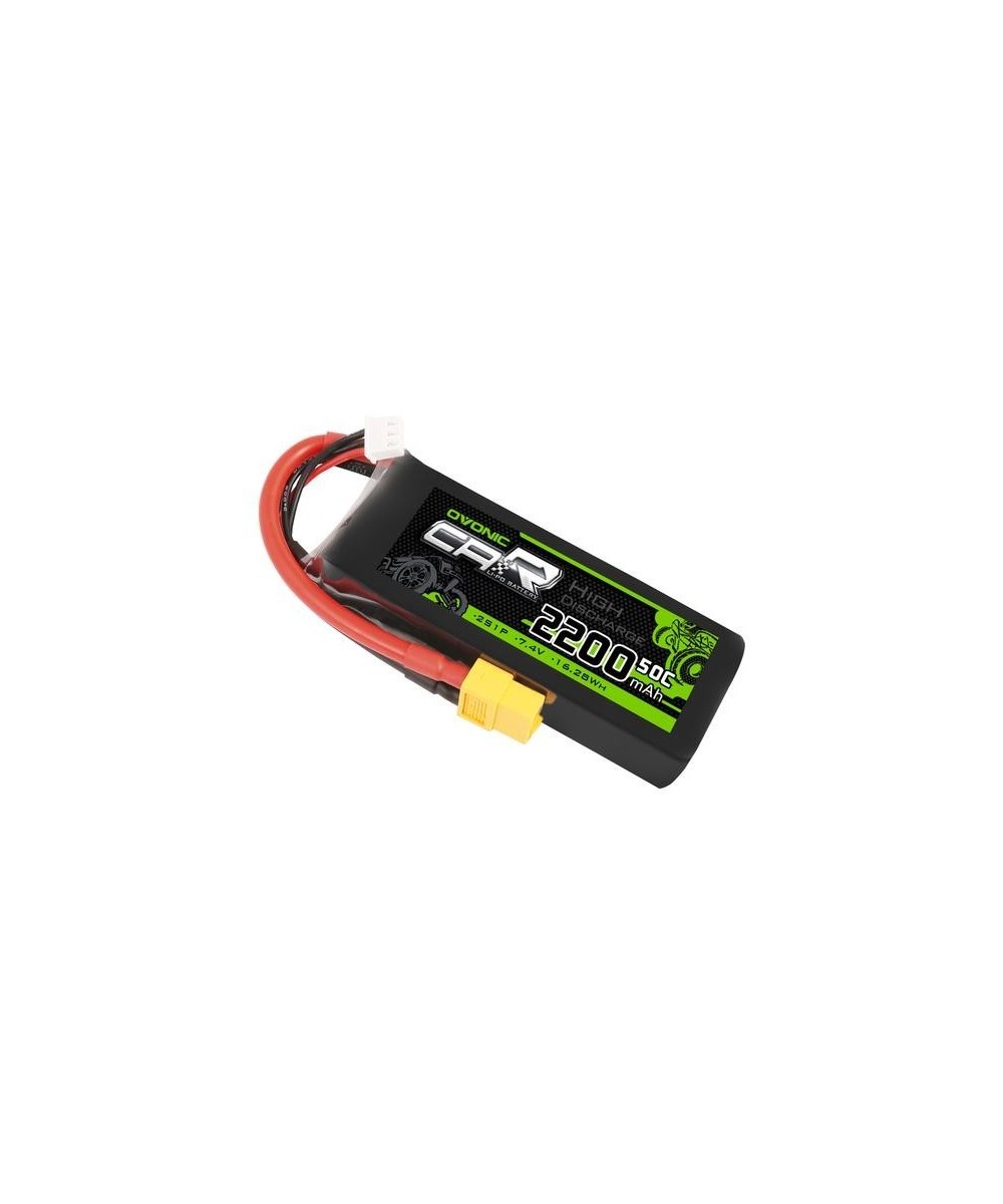 Batería tipo LiPo 7.4V 2200mAh 50C 2S OVONIC