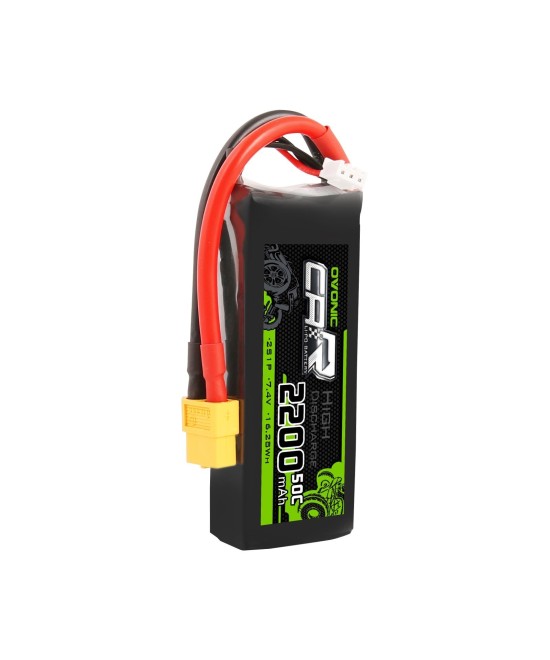 Batería tipo LiPo 7.4V 2200mAh 50C 2S OVONIC