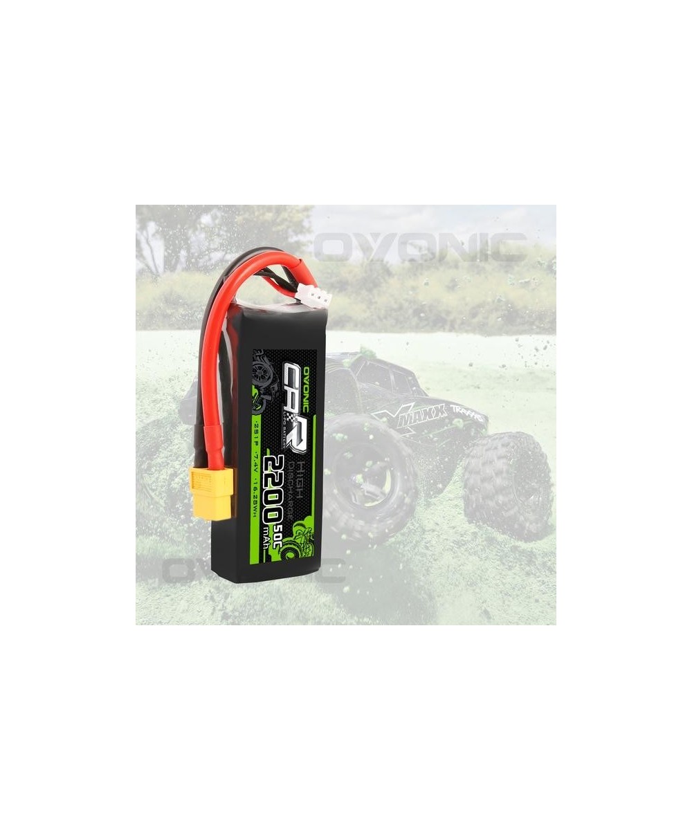 Batería tipo LiPo 7.4V 2200mAh 50C 2S OVONIC