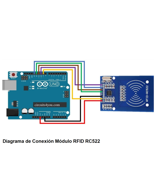 Control de Acceso RFID 13.56 Mhz con Indicador y Pantalla (DIY)
