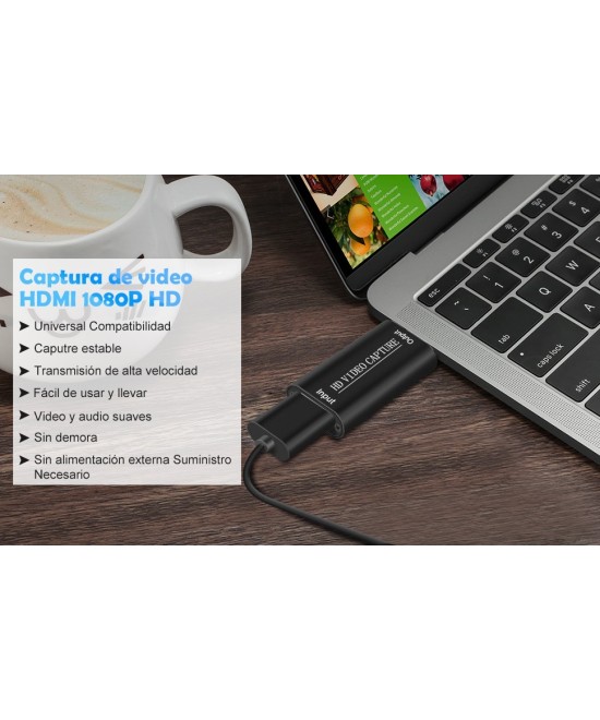 Capturadora de Video Stick USB 3.0 1080P