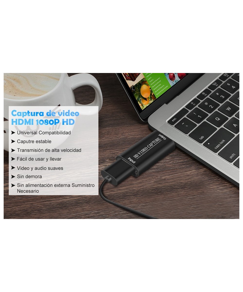 Capturadora de Video Stick USB 3.0 1080P