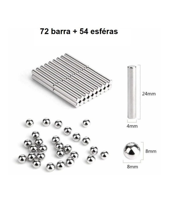 Set de Imanes de Neodimio Barras y Esferas