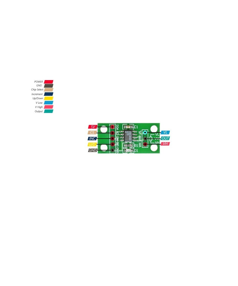 Modulo Potenciometro Digital X9C103S