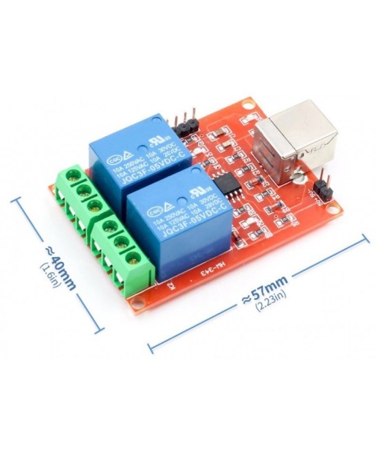 Modulo Rele USB 5V 10A 2 - 8 Canales