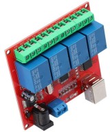 Modulo Rele USB 12V 10A 4 - 8 Canales