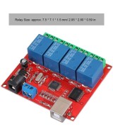 Modulo Rele USB 12V 10A 4 - 8 Canales
