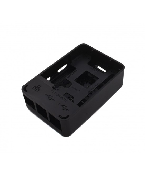 Contenedor Plastico Negro para Raspberry Pi3 / Pi4
