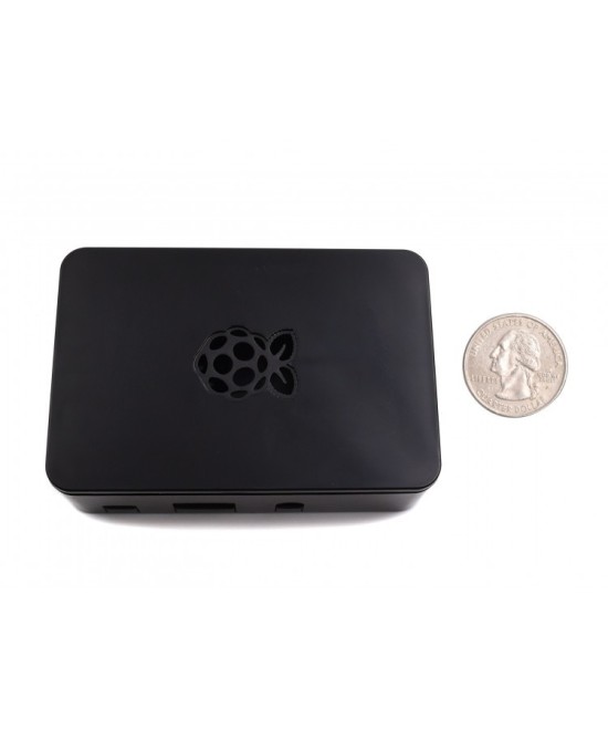 Contenedor Plastico Negro para Raspberry Pi3 / Pi4