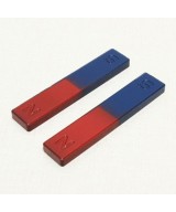 Iman de Ferrita Barra - Dona- U con Polos N-S (2U) para Experimentos