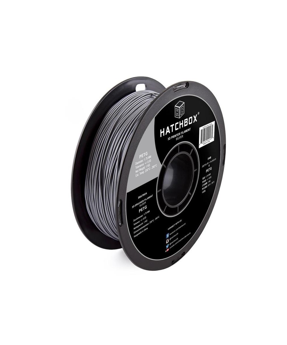 Filamento Flexible PETG Hatchbox 1.75mm 2.2 Lb