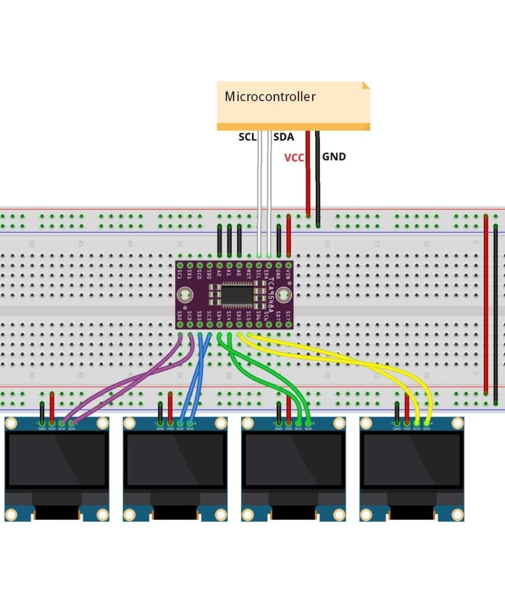 Multiplexor I2C 8 canales TCA9548A para arduino