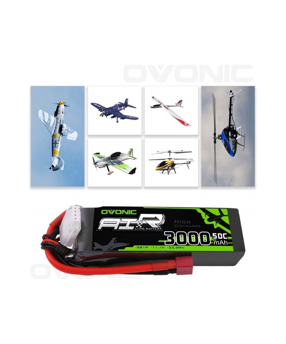 Bateria Tipo LiPo recargable 11.1V 35C/50C 3S OVONIC