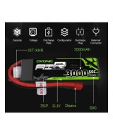 Bateria Tipo LiPo recargable 11.1V 35C/50C 3S OVONIC