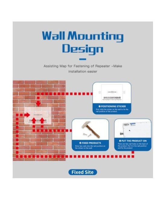 Kit amplificador de señal celular 2G/3G/4G TIGO y Claro, 850/1900/1700/2100MHz LINTRATEK AA23-CPA