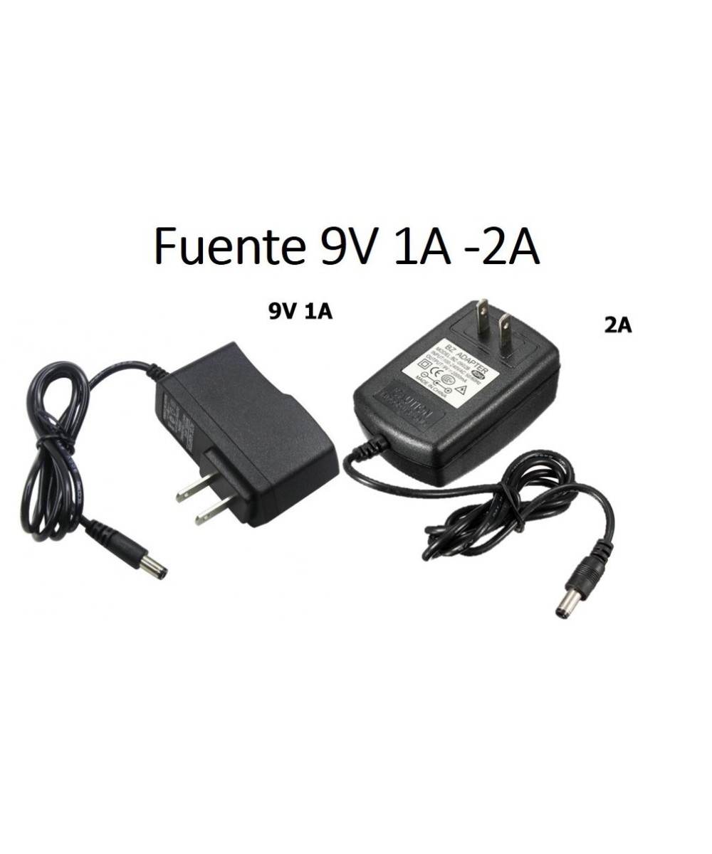 Fuente de energia 9V 1A - 2A