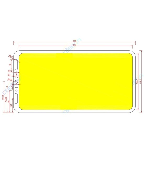 Panel LED de alta potencia 100W