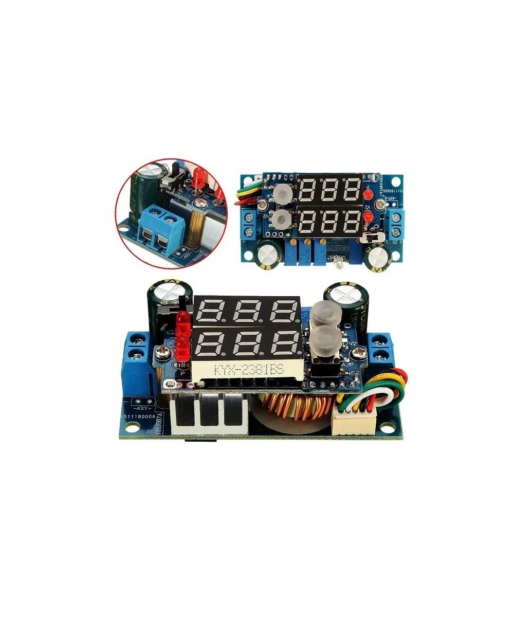 Controlador de carga solar MPPT DC-DC de 6-36V a 1.25-32V 5A