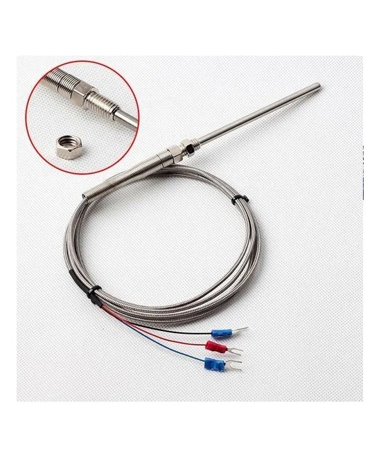 Sonda de Temperatura Termocupla PT100 WZP-291 5x100x2000mm -20 a 450 grados
