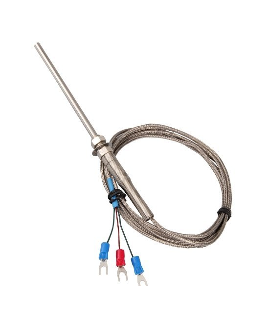 Sonda de Temperatura Termocupla PT100 WZP-291 5x100x2000mm -20 a 450 grados