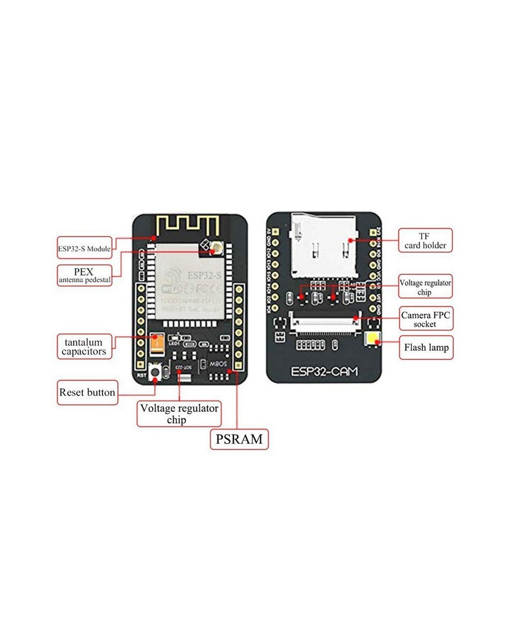 Microcontrolador ESP32 WIFI con Camara OV2640