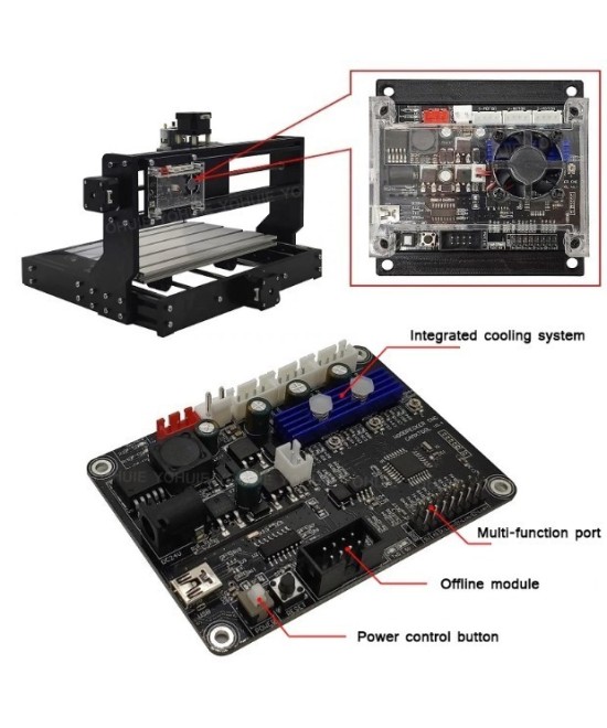 Maquina CNC 3018-PRO Fresadora y Grabadora Laser