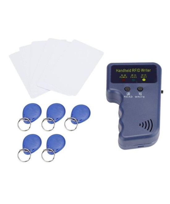 Duplicador Lector/Escritor de Tarjetas y Llaveros RFID 125Khz EM4100/HID/AWID