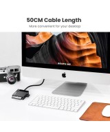 Lector de Memorias CF/MS/TF/SD 4 en 1 USB 3.0 / USB-C ugreen