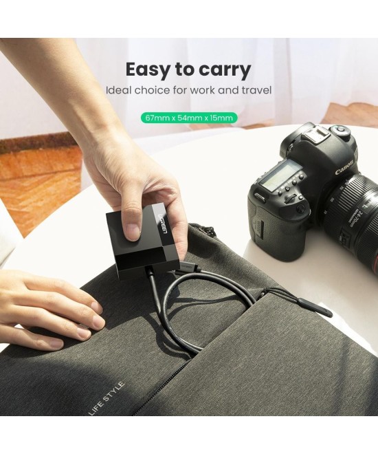 Lector de Memorias CF/MS/TF/SD 4 en 1 USB 3.0 / USB-C ugreen