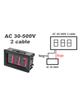 Medidor de Voltaje AC 30-500V