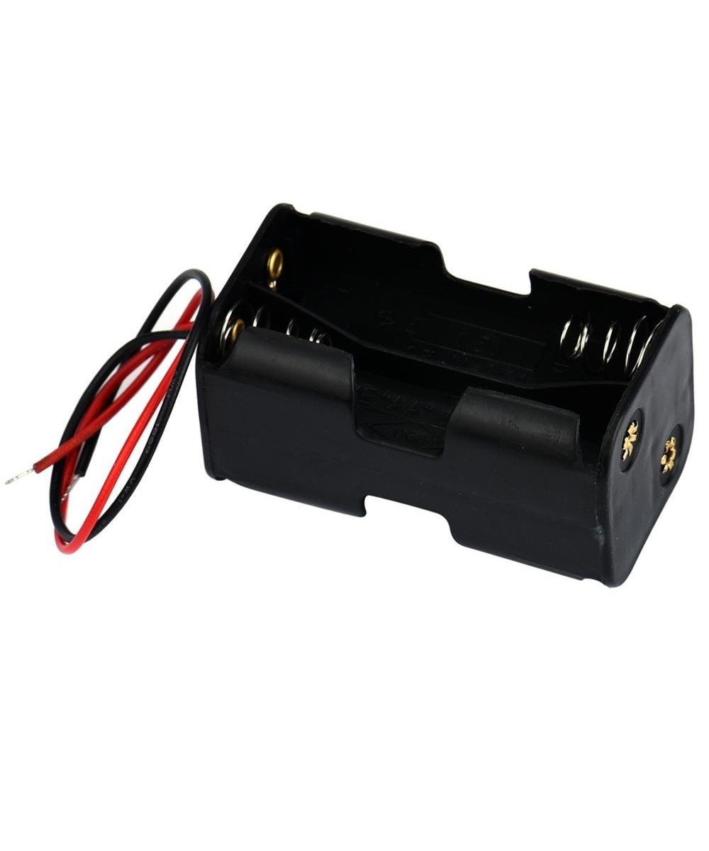 Contenedor de 4 Baterias AA Doble Lado