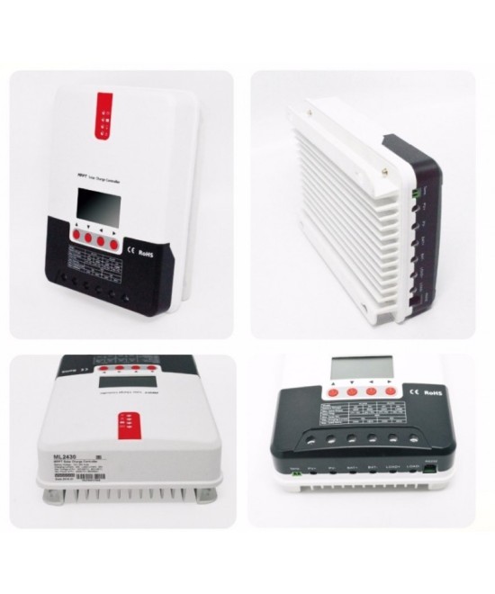 Controlador de Carga para Panel Solar 30A MPPT ML2430