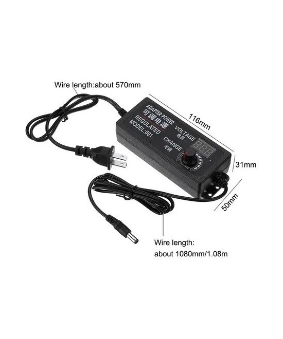 Fuente Regulable de 100-240V a 4-24V 3A DMD-022C