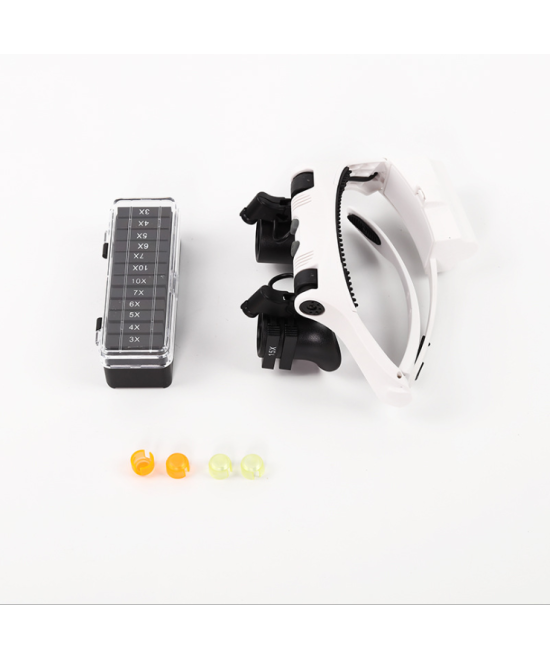 Lente Amplificador para Electrónica con Luz LED 25X