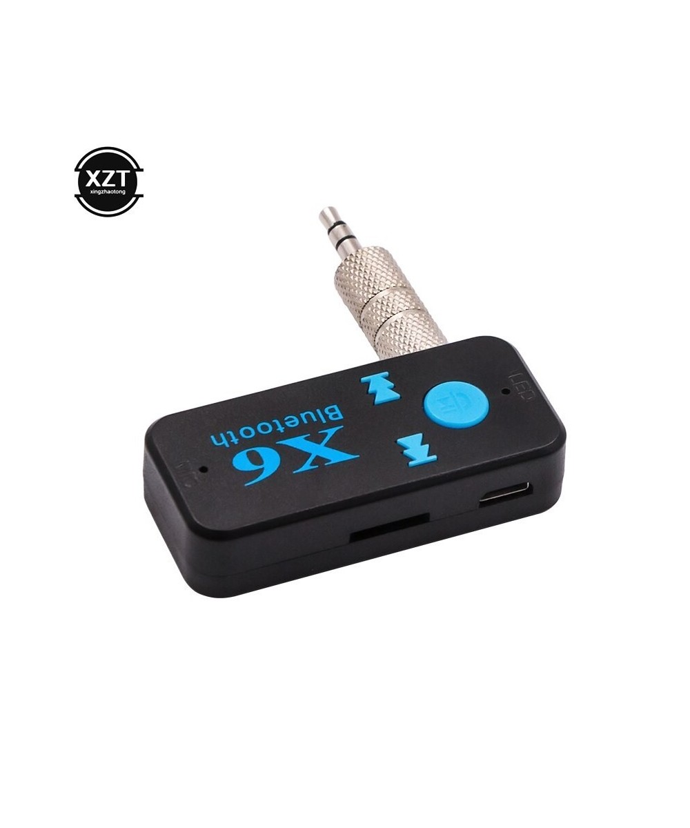 Adaptador Bluetooth Auxiliar 3.5mm X6 con Lector TF