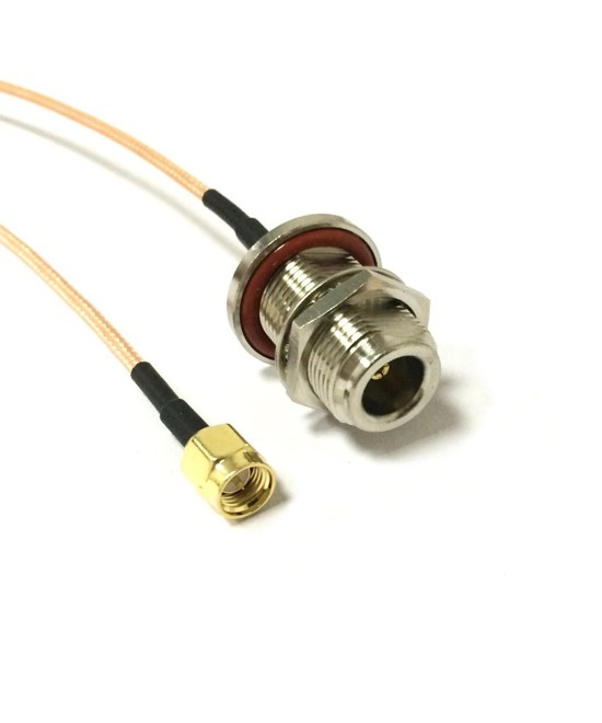 Extension de SMA Macho a Conector Tipo N