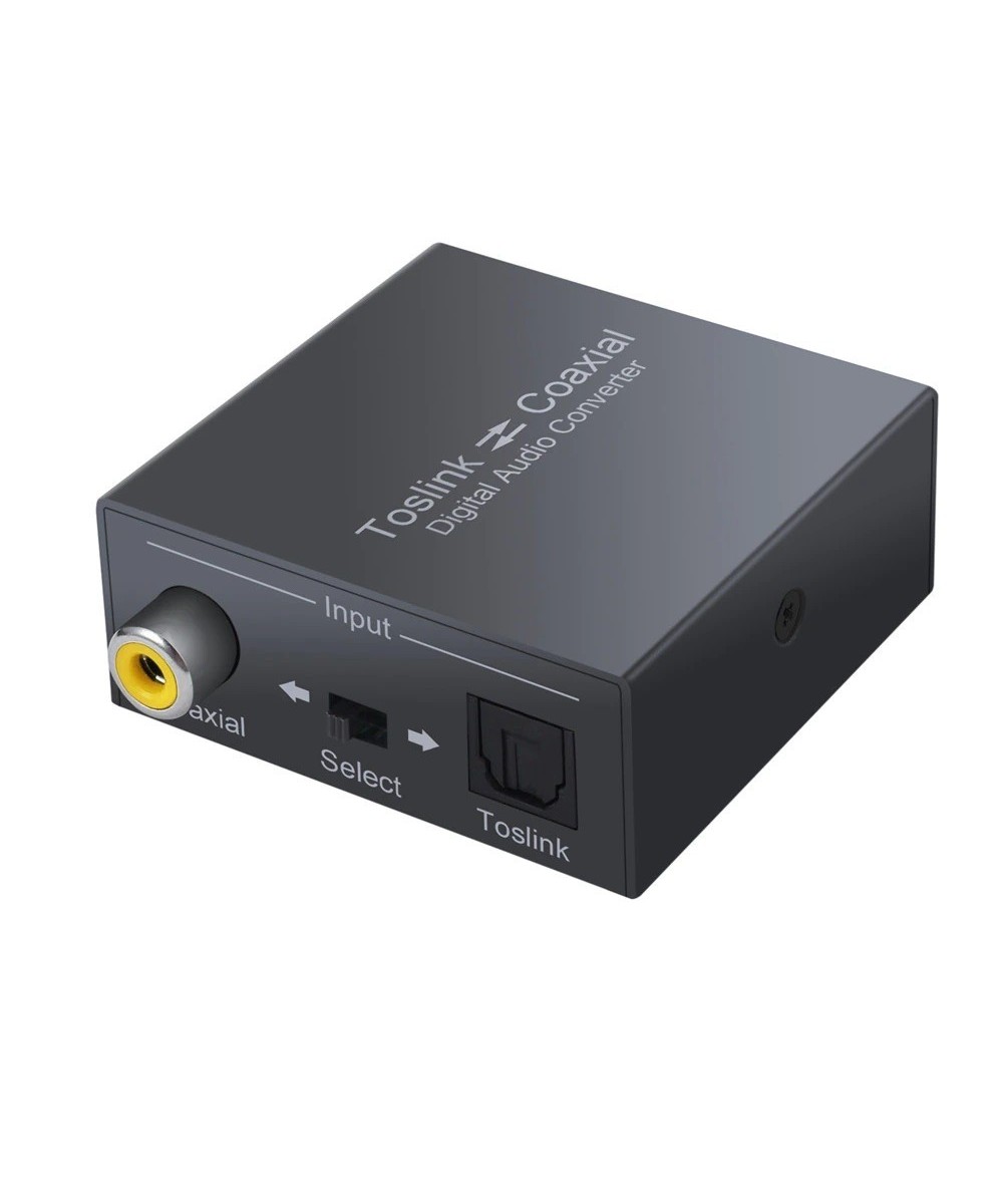 Convertidor de Audio Optico a Coaxial Bidireccional