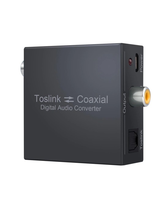 Convertidor de Audio Optico a Coaxial Bidireccional
