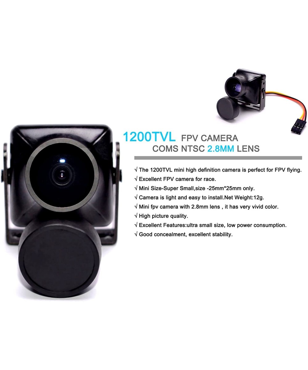 Camara FPV para Drone 5.8GHZ 1200TVL MS-1200 con Transmisor EWRF y Receptor OTG SKYDROID
