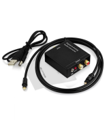 Convertidor de Audio Óptico Digital a Analógico RCA/3.5mm